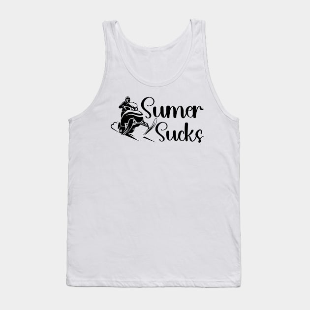 Summer Sucks Tank Top by cyryley